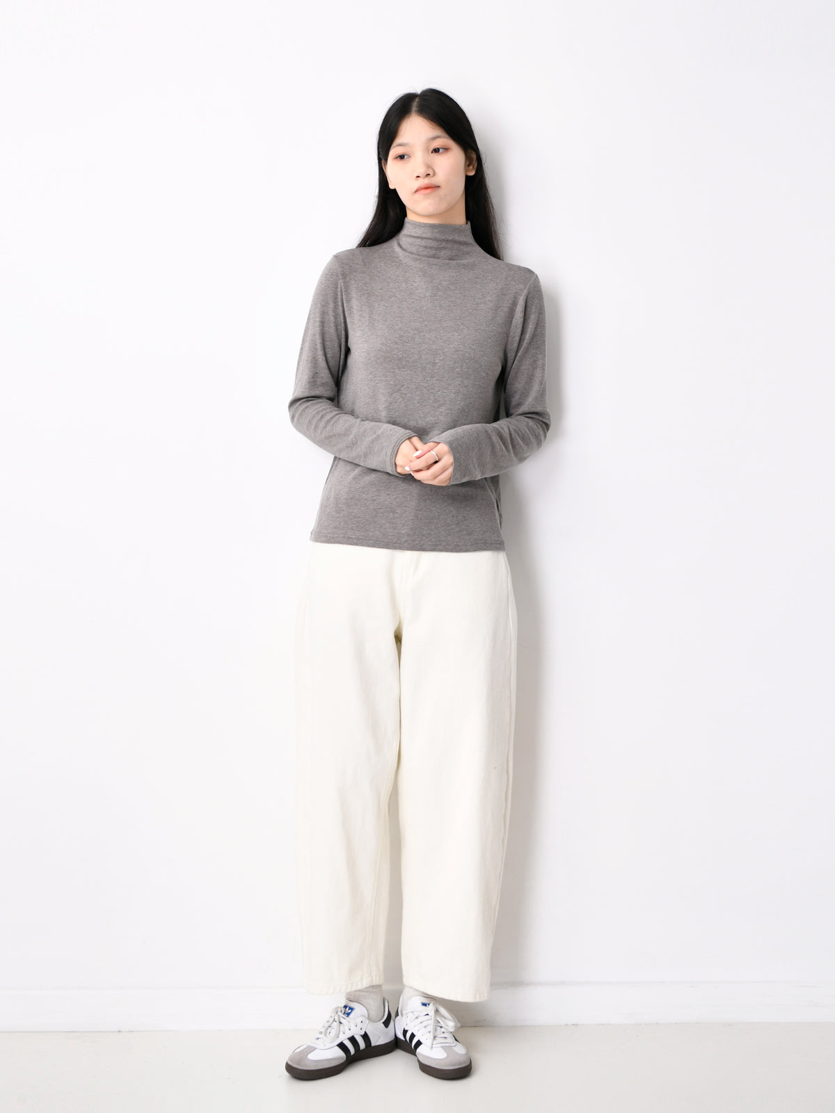 ソフトハイネックTシャツ M00018