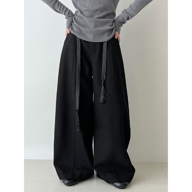 タックワイドパンツ M00122