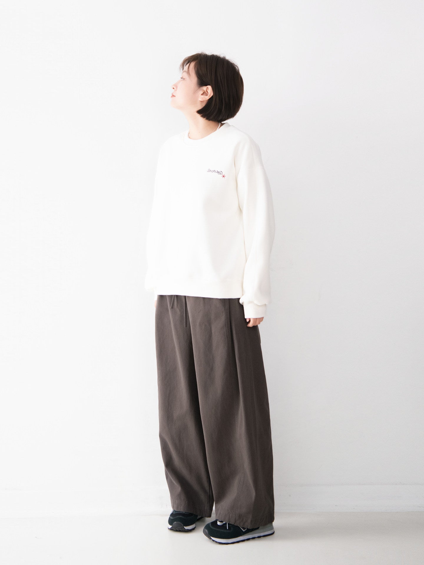 コットン ワイドパンツ M00166