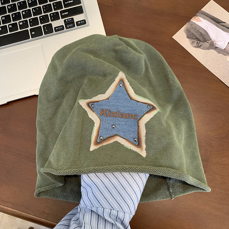 スター柄スラウグーンキャップ M00097