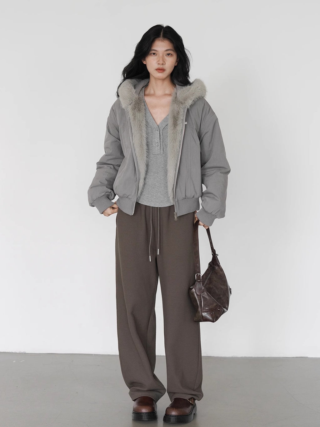 フード付き中綿ジャケット M00126