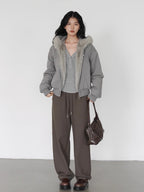 フード付き中綿ジャケット M00126