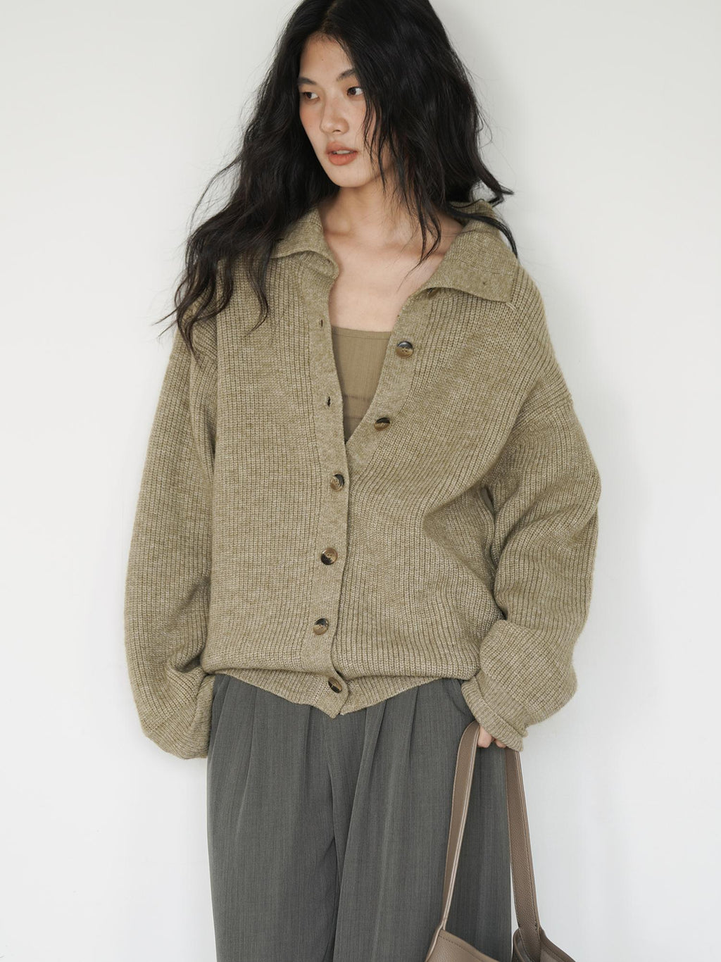 ウィンターニットカーディガン M00038