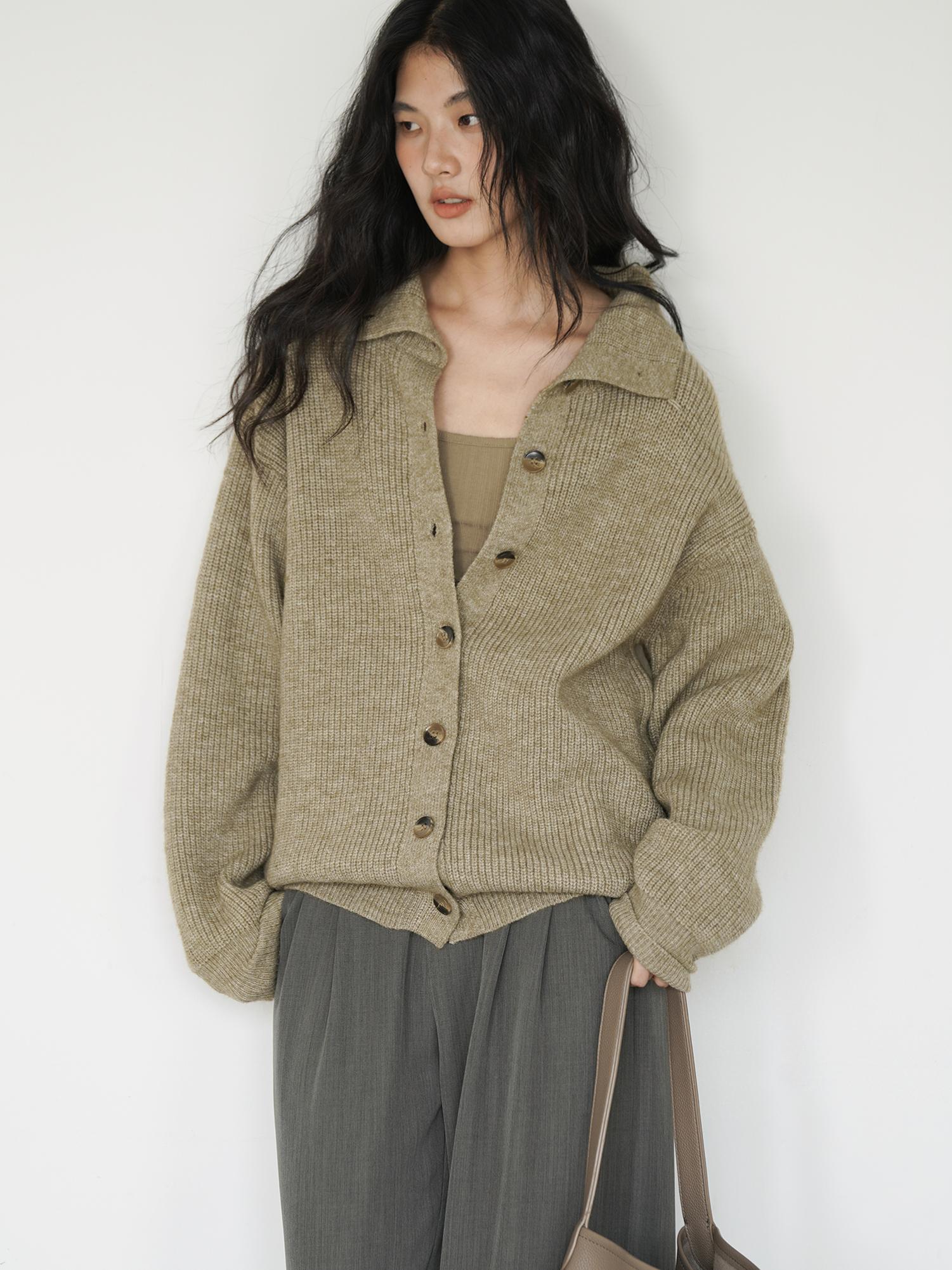 ウィンターニットカーディガン M00038