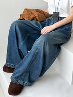 ストラクチャーワイドデニム M00123