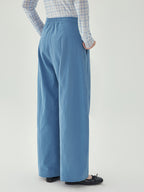 【秋新作】カットデザインワイドパンツ　M00011