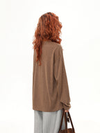 リネン ドレープ感 長袖 M00094