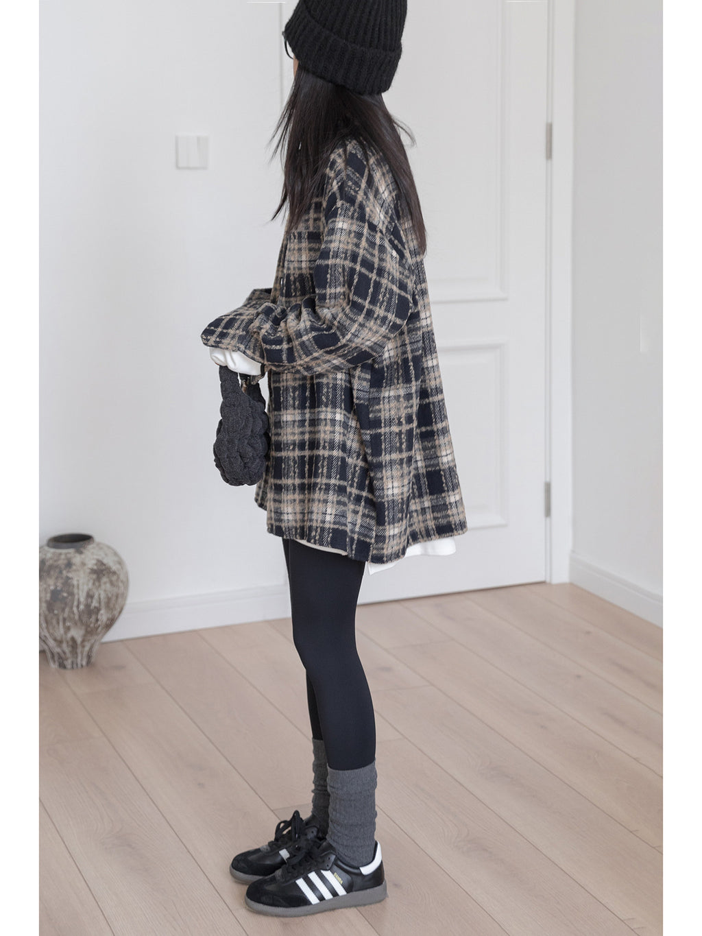 【新作キャンペーン】チェック柄オーバーシャツ M00145