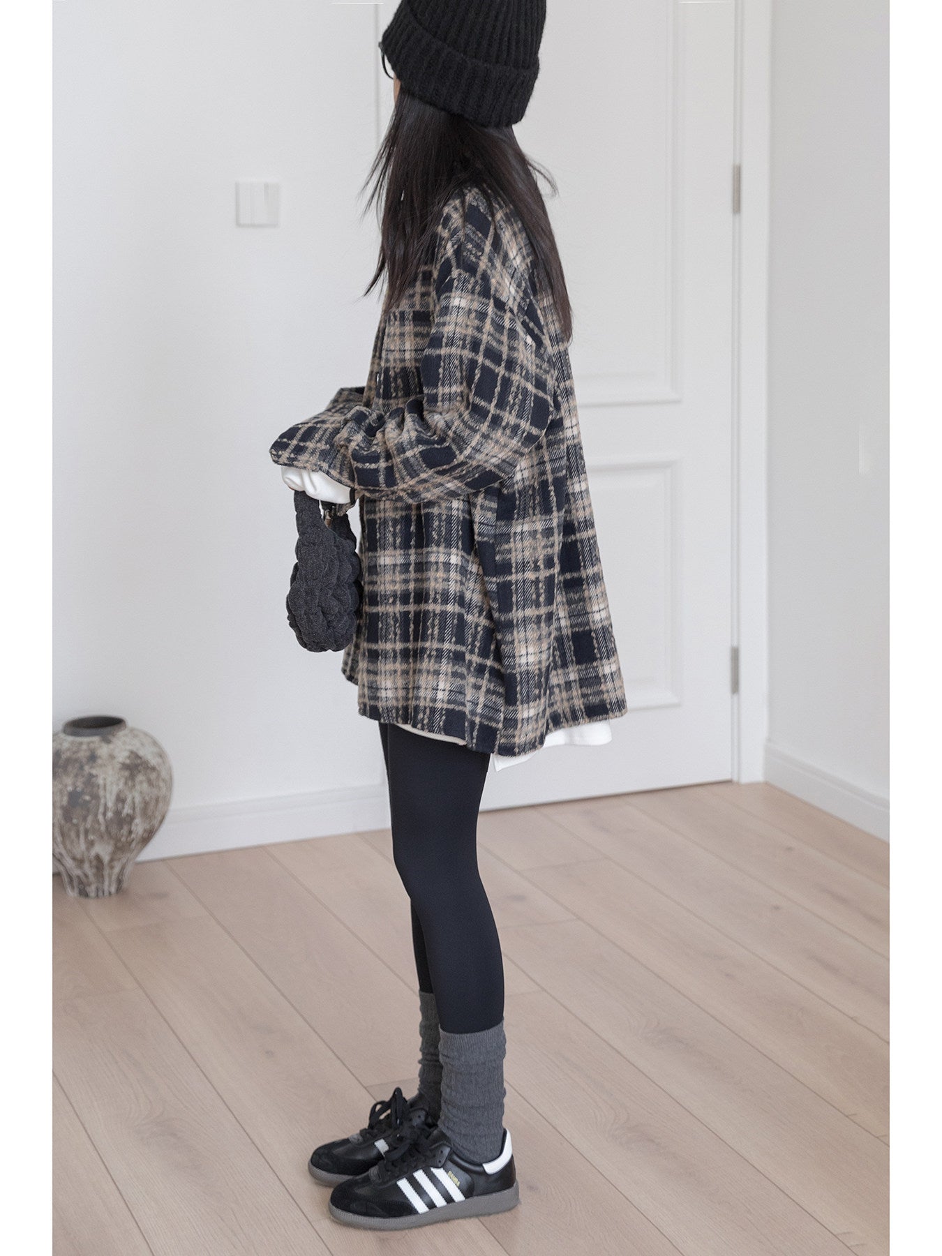 【新作キャンペーン】チェック柄オーバーシャツ M00145