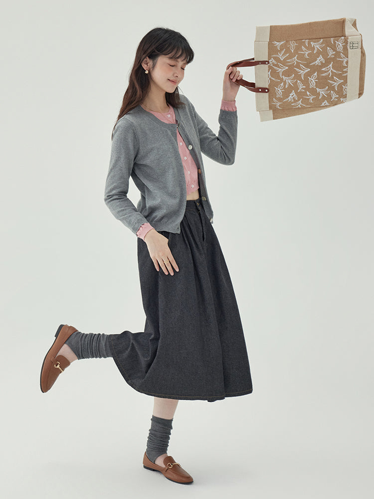 レイヤード風カーディガン M00012