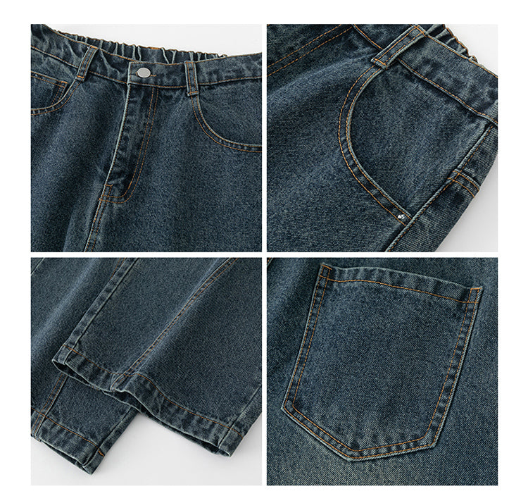 ヴィンテージワイドデニムパンツ M00025