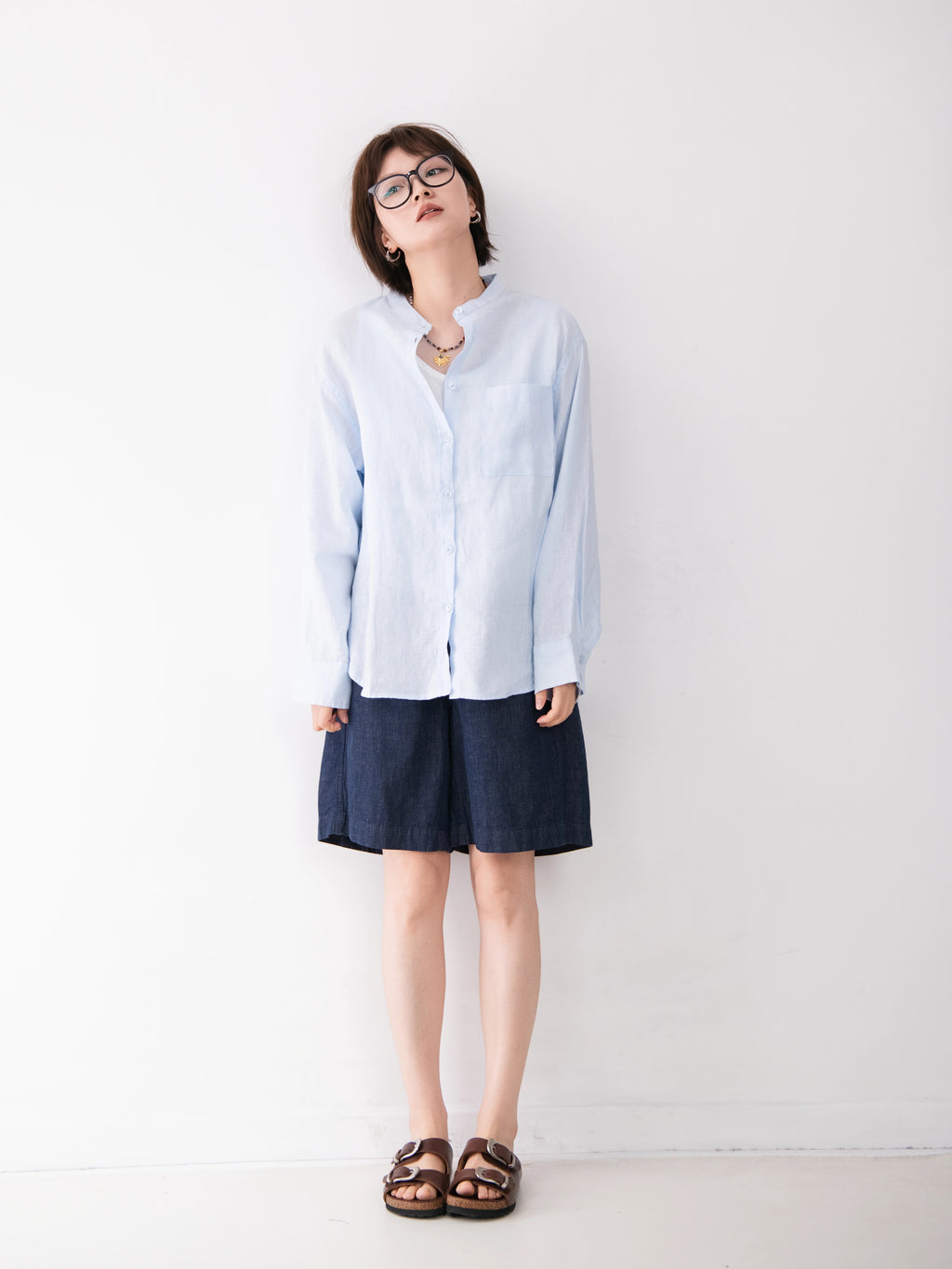 ベーシックリネンタンクトップ M00017