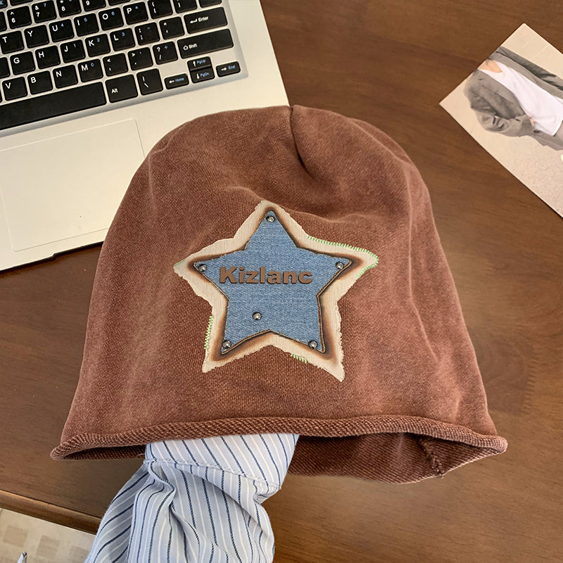 スター柄スラウグーンキャップ M00097