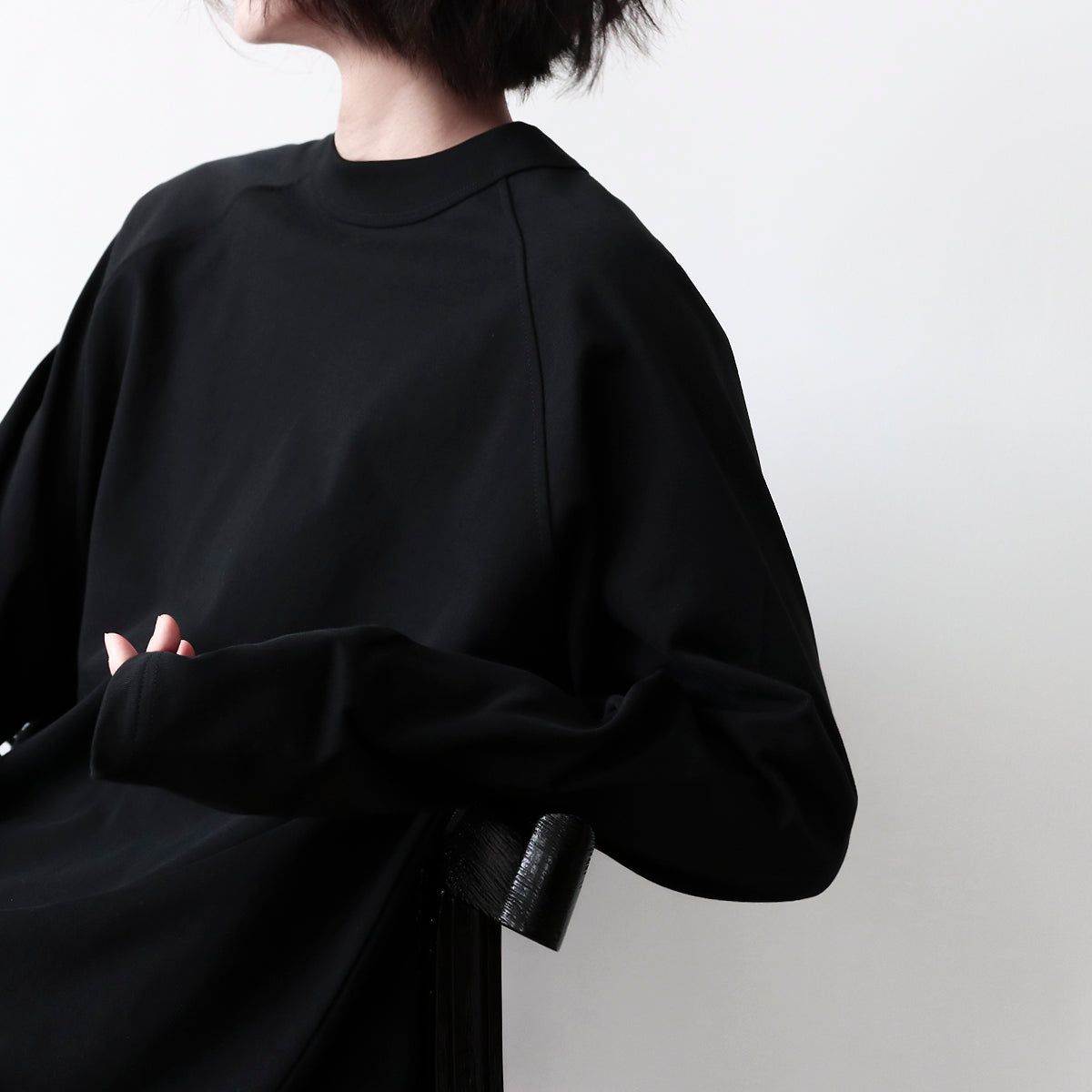 クルーネック ロングスリーブ T シャツ M00108