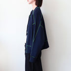 ツートンカラークルーネックスウェット M00026