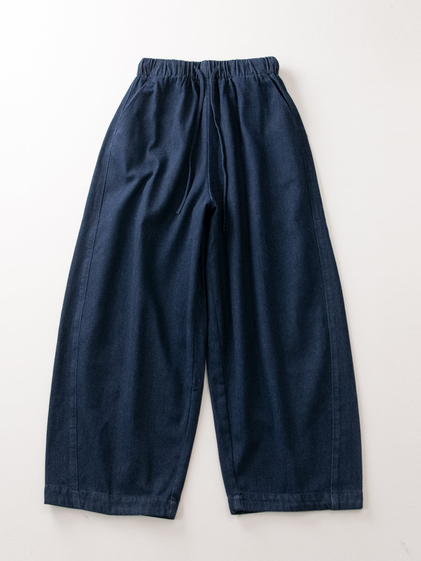 【秋新作】 コットンワイドデニムパンツ M0006