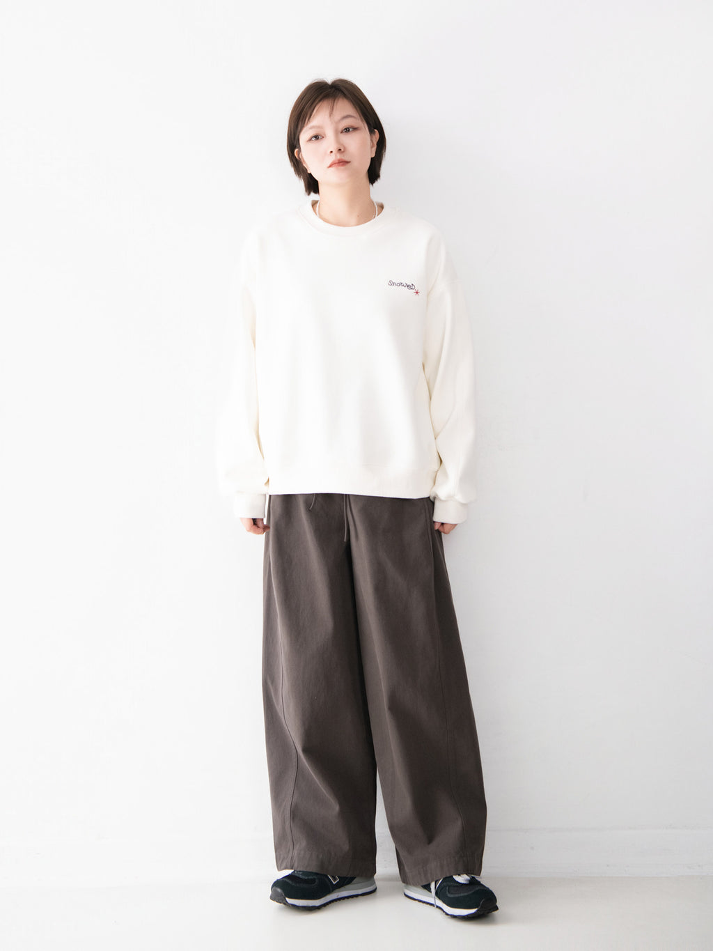 コットン ワイドパンツ M00166