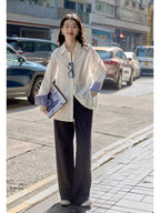 【新作キャンペーン】チェック袖口オーバーシャツ M00149