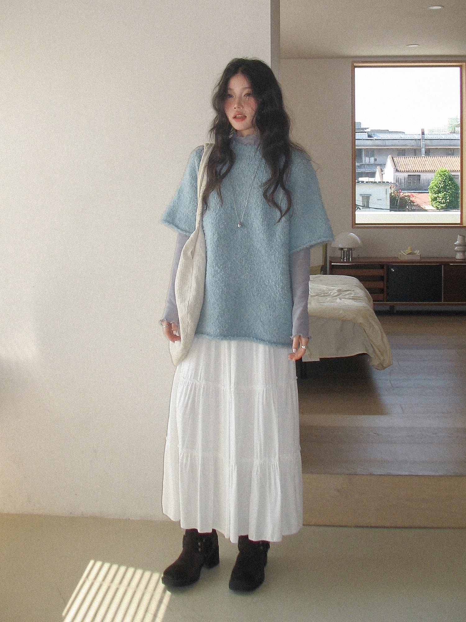 コットンニットクルーネック M00151