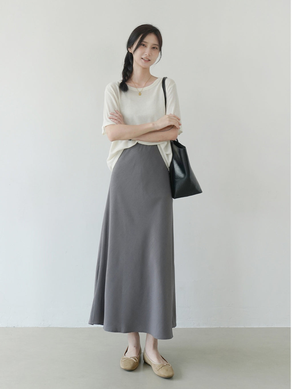 Aラインスカート M00055