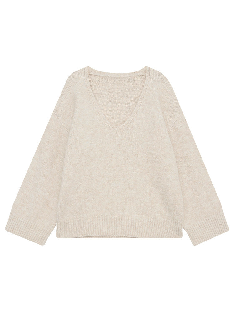 【新作キャンペーン】Vネックリラックスニット M00152