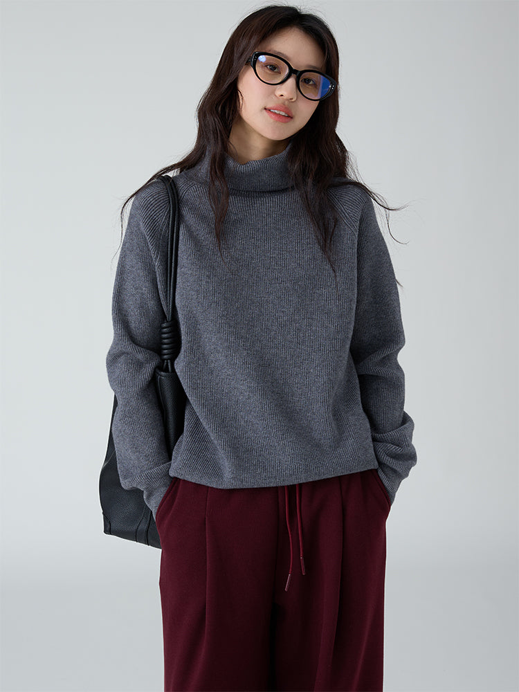 リラックスハイネックシャツ M00022