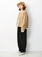 Vネックショートジャケット M00010