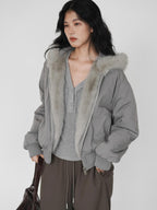 フード付き中綿ジャケット M00126