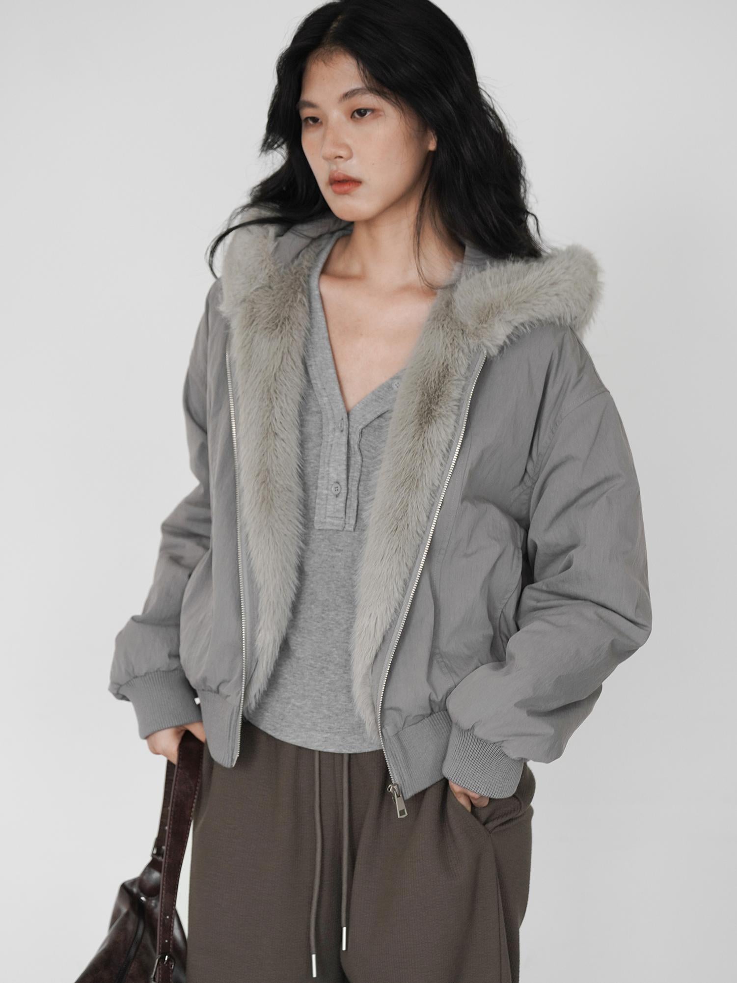 フード付き中綿ジャケット M00126