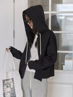 【新作キャンペーン】ドロップショルダー フード付きスウェット M00144