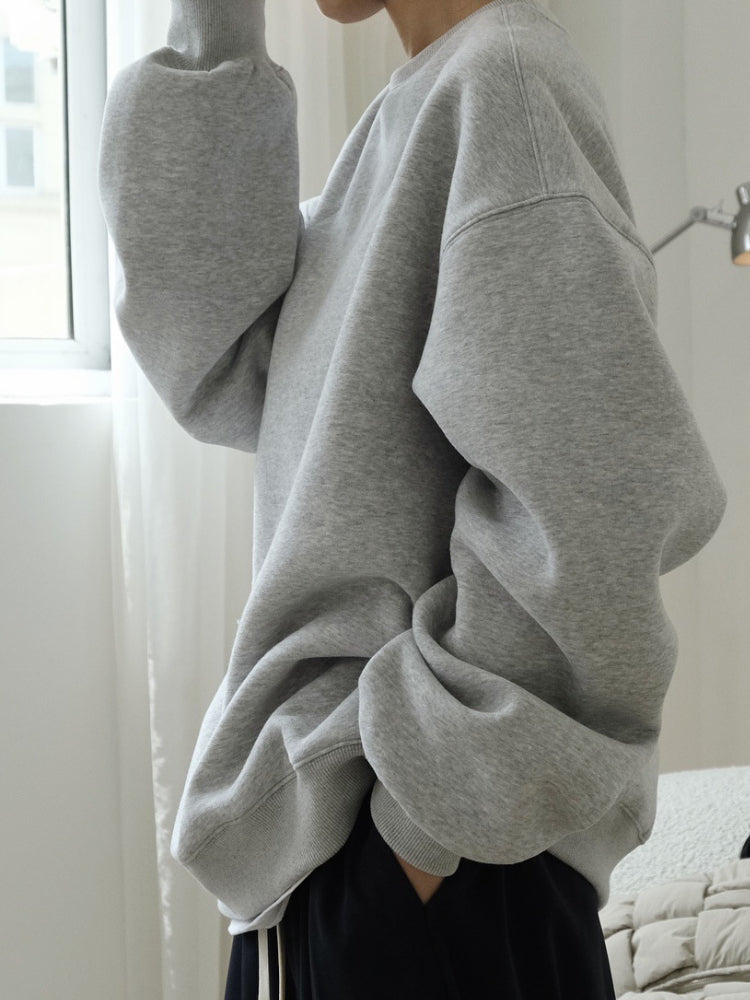 韓国風ルーズフィットスウェット（裏起毛） M00120
