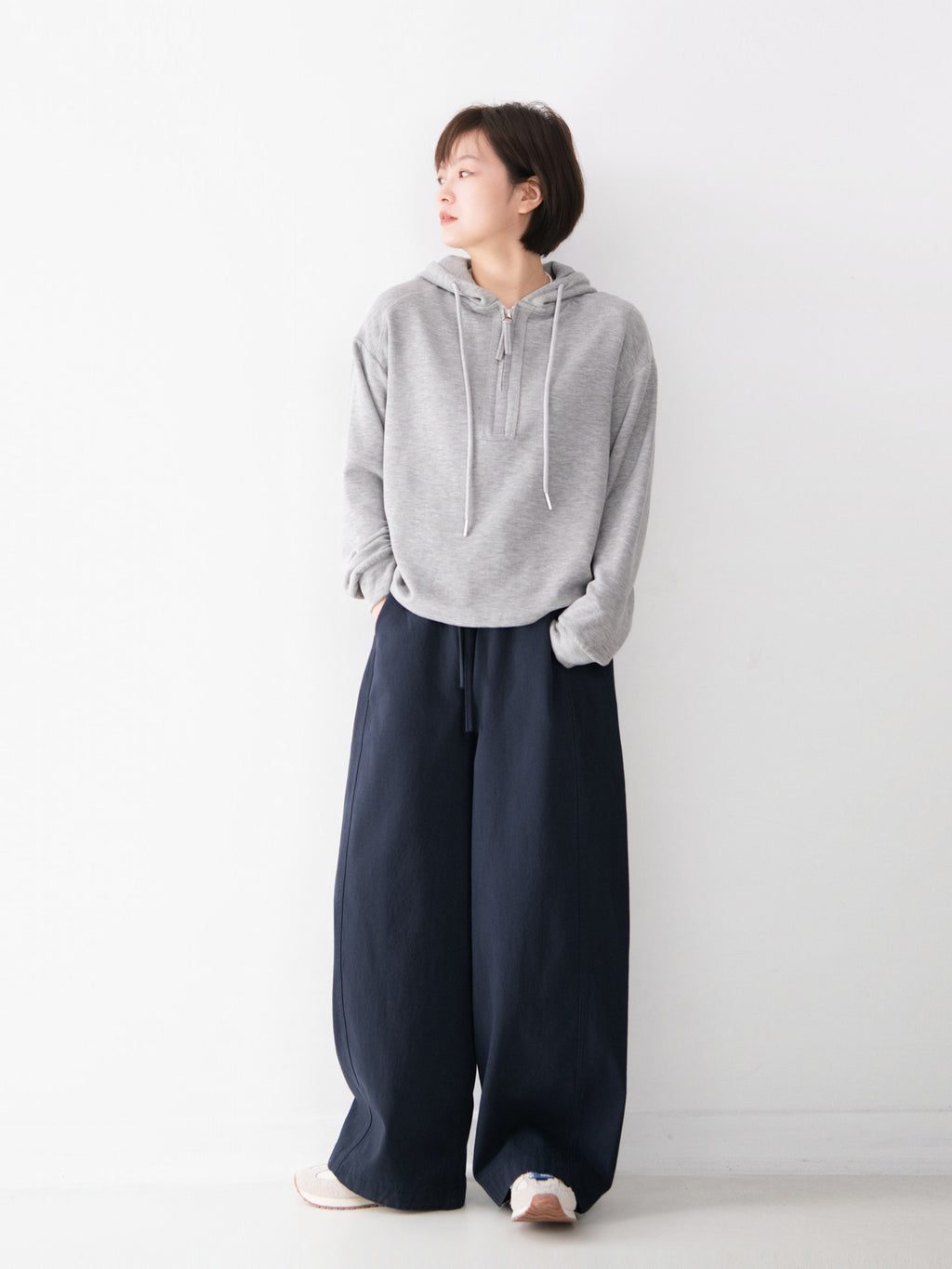 コットン ワイドパンツ M00166