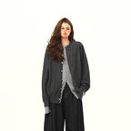 フェイクツーピース カーディガン M00092