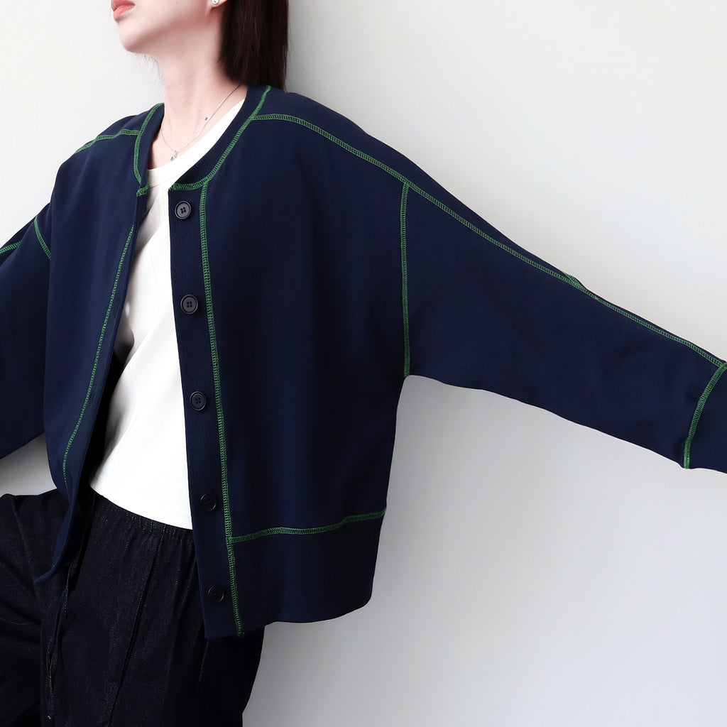 ツートンカラークルーネックスウェット M00026