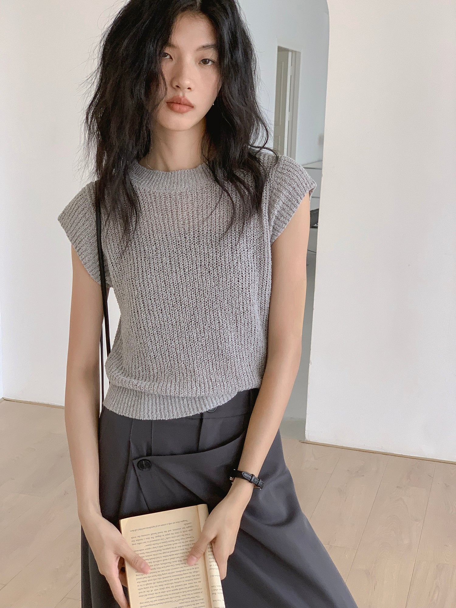 ショートスリーブニット M00045