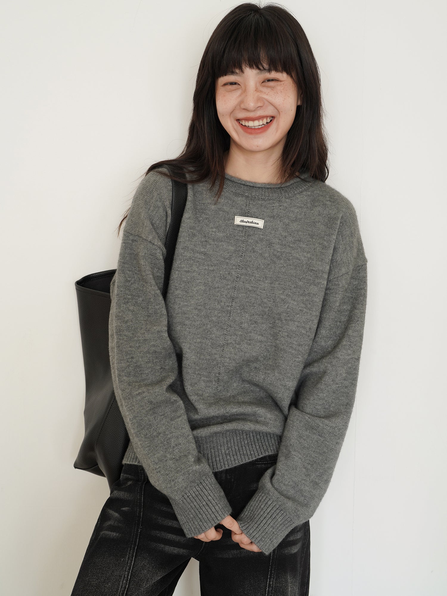 ベーシッククルーネックセーター M00033