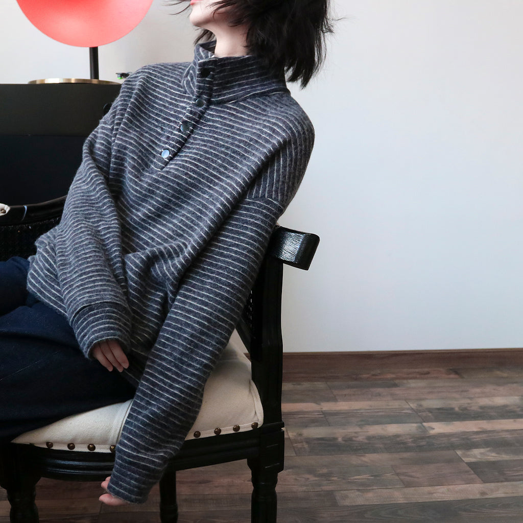 フリースハイネックスウェット M00028