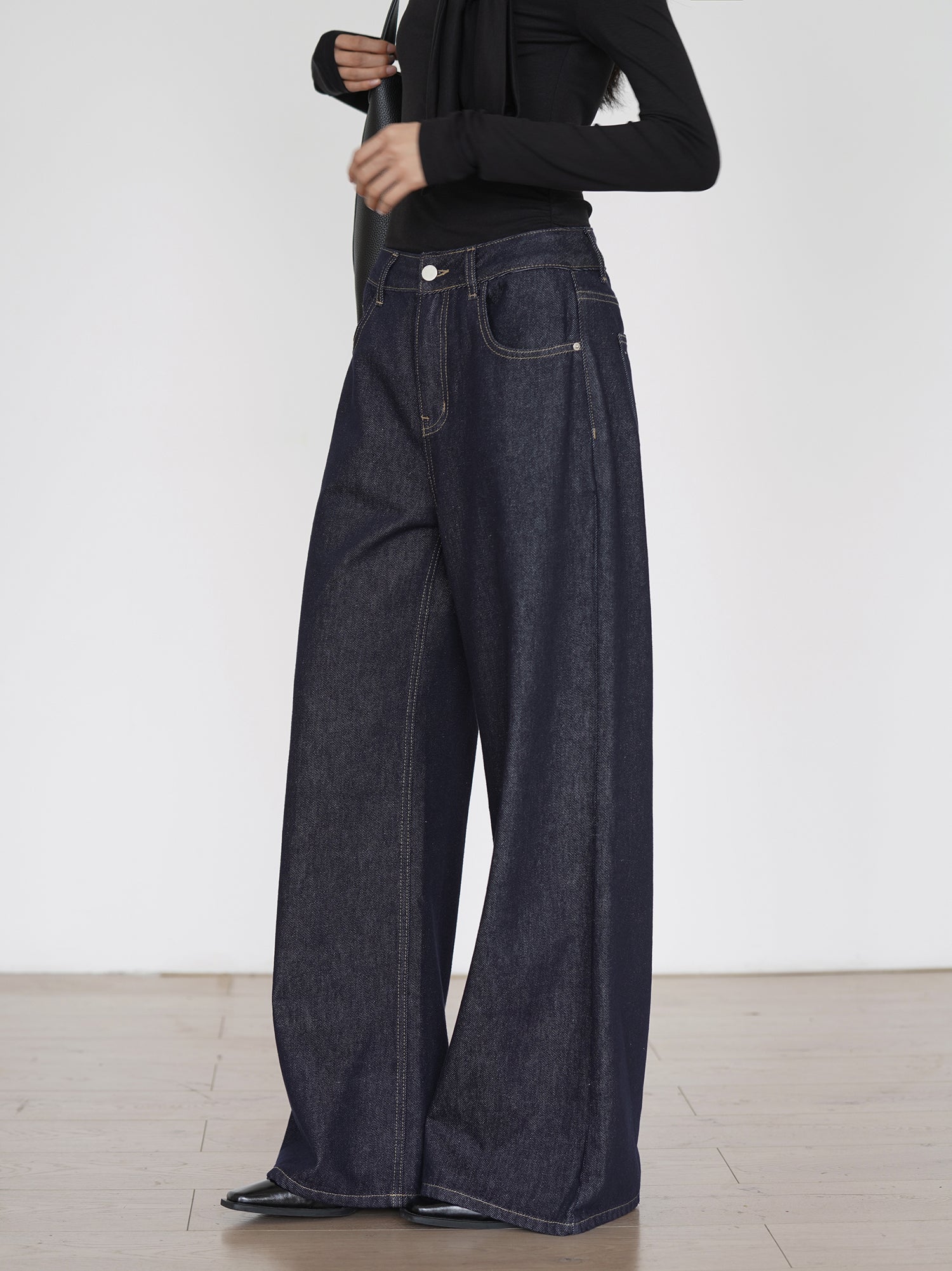 ワイドデニムパンツ M00040