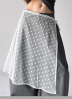 【新作キャンペーン】ドットレースエプロン M00153