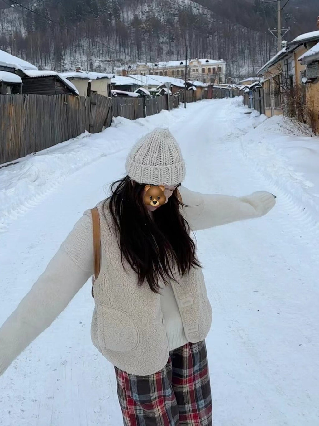 【秋新作】秋冬ボアベスト　M0008