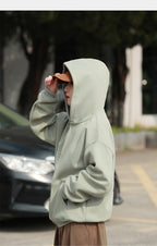 フード付き カーディガン スウェット M00111