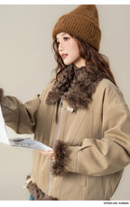 フェイクムートン スタンドカラージャケットM00131