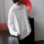 クルーネック ロングスリーブ T シャツ M00108