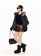 2WAYボアフードアウター（ファー取り外し可） M00115