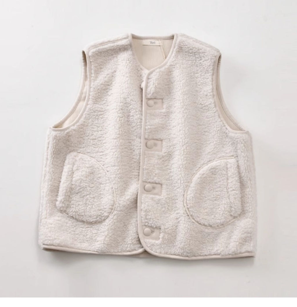 【秋新作】秋冬ボアベスト　M0008