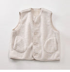 【秋新作】秋冬ボアベスト　M0008