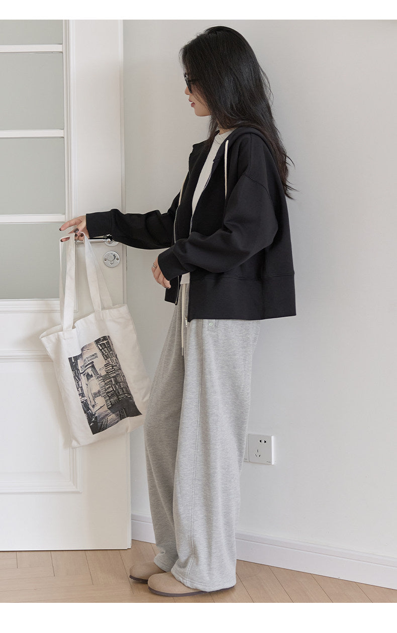 【新作キャンペーン】ドロップショルダー フード付きスウェット M00144