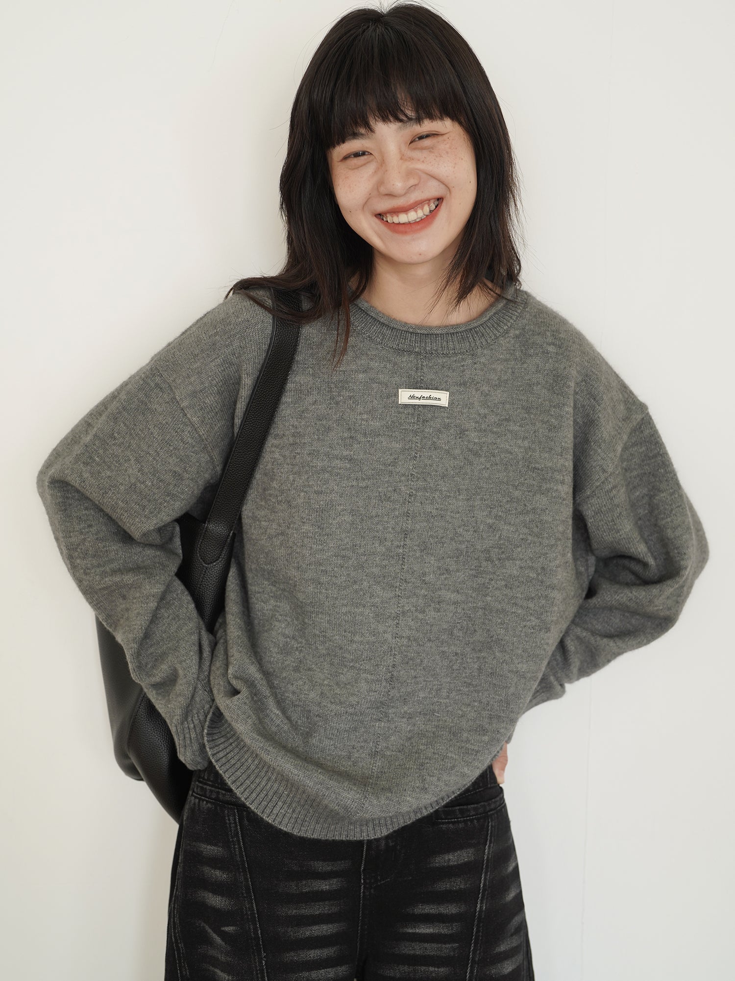 ベーシッククルーネックセーター M00033