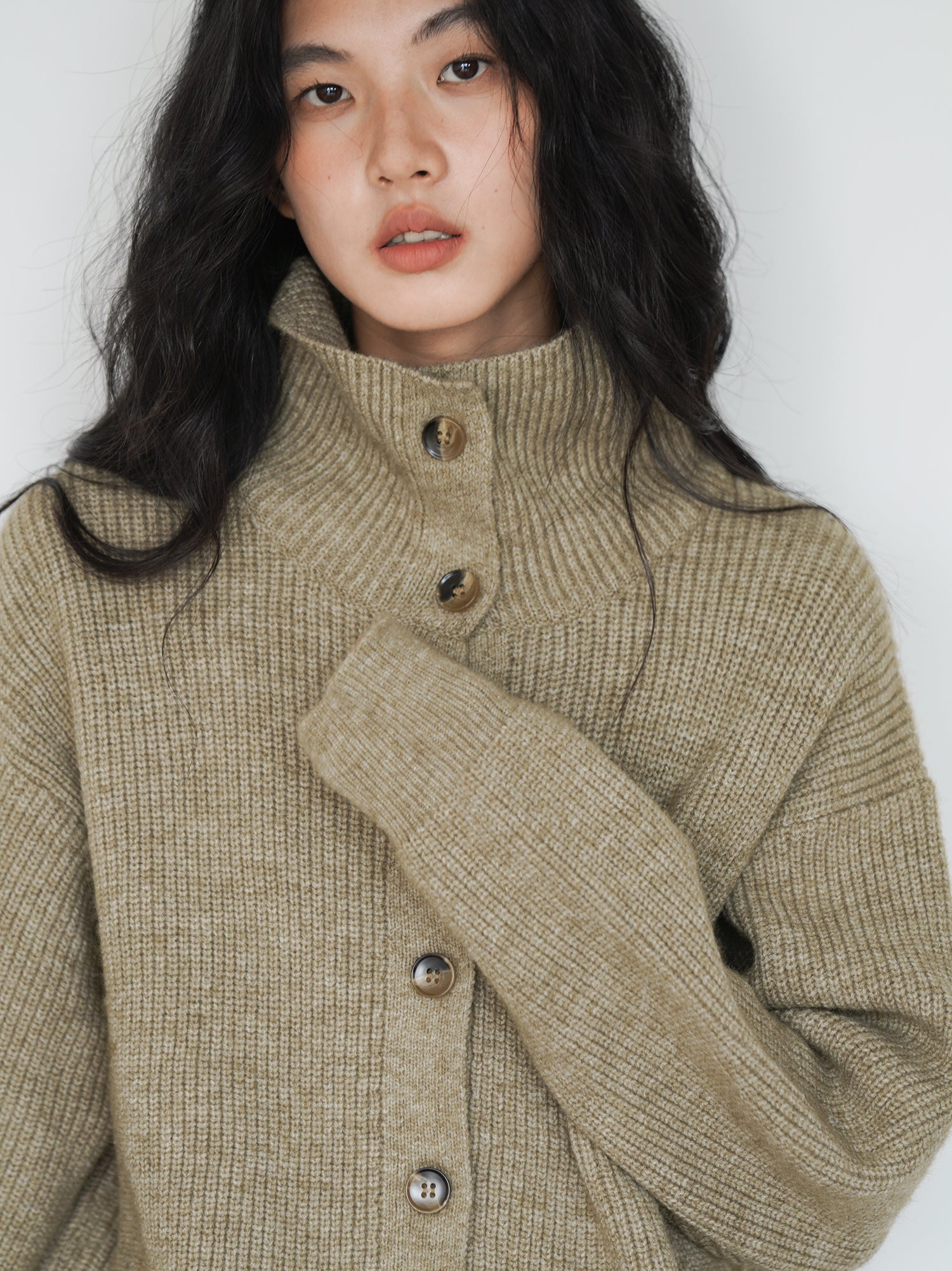 ウィンターニットカーディガン M00038