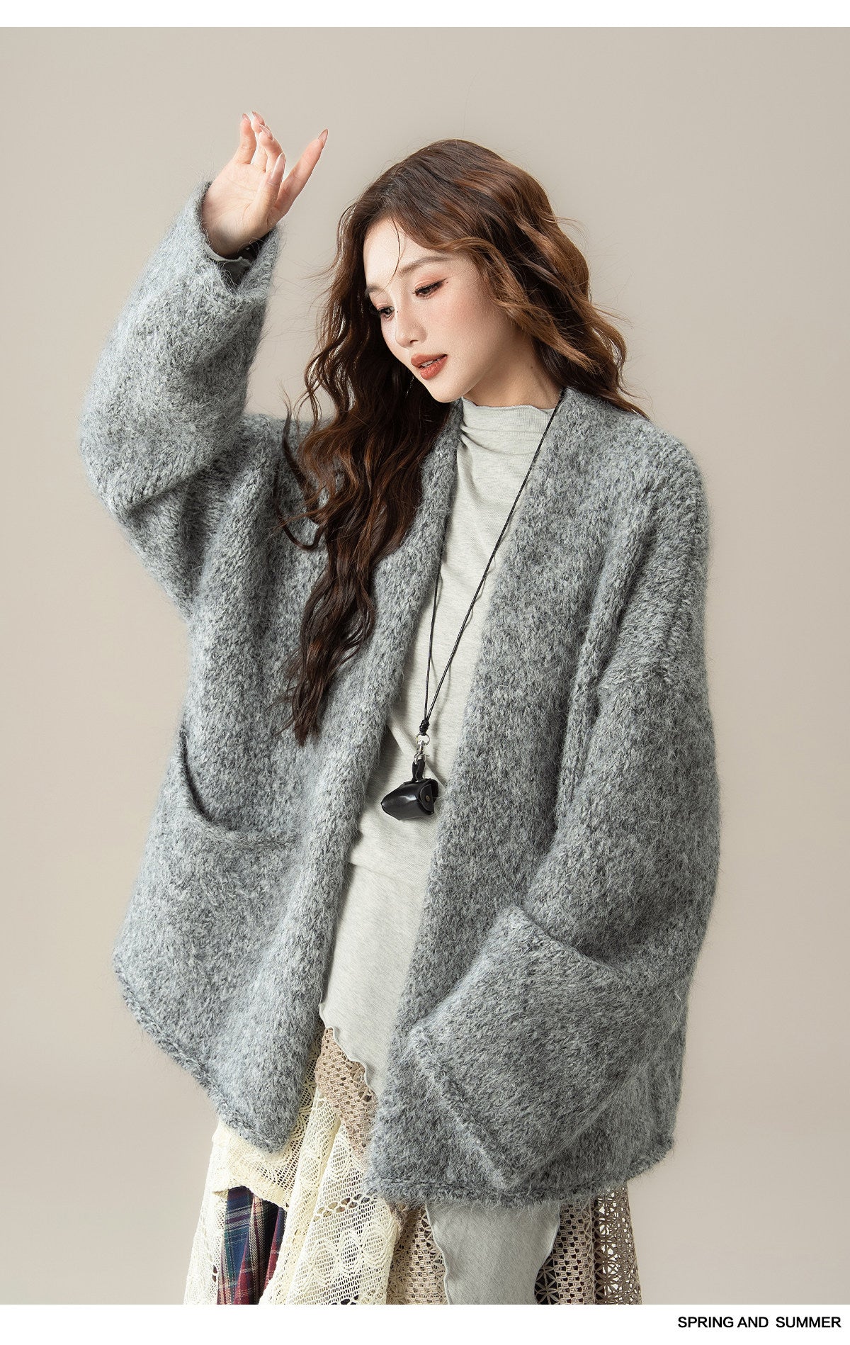 ロングスリーブ カーディガン M00139